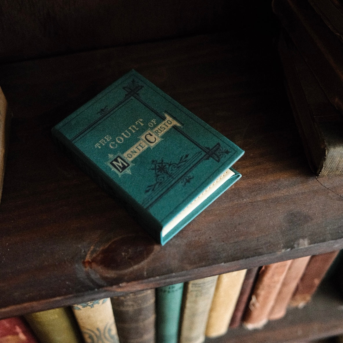 (Emerald) The Count of Monte Cristo by Alexandre Dumas 1844 Book Wallet