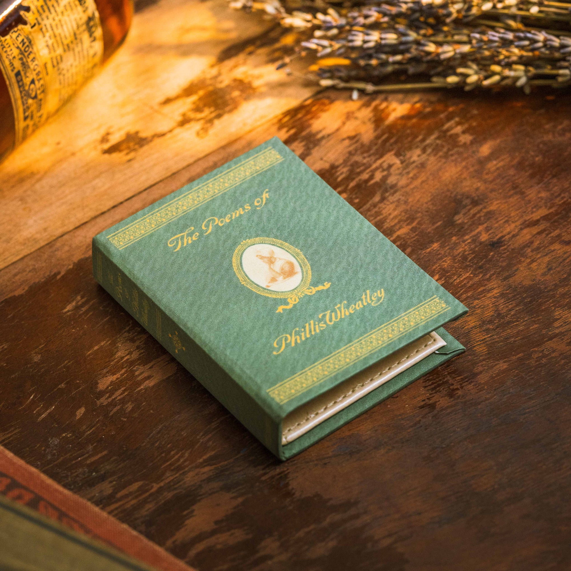 Phillis Wheatley, Poems on Various Subjects Religious and Moral (1773) Book Wallet - Novelbookstore.co