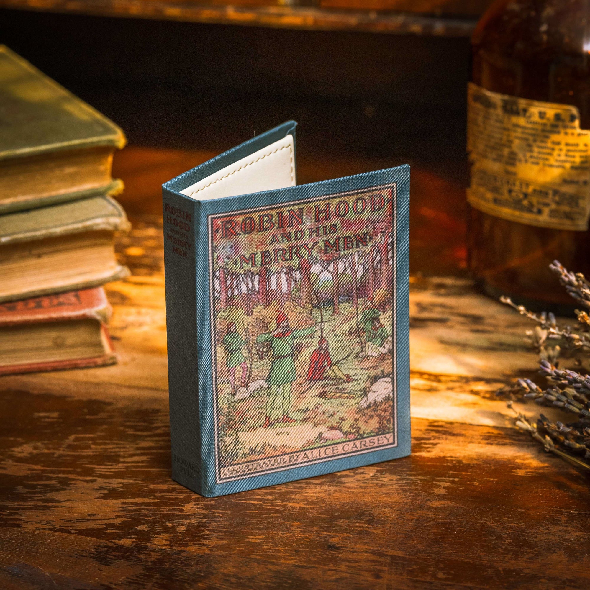 Robin Hood & His Merry Men by Howard Pyle 1883 Book Wallet - Novelbookstore.co
