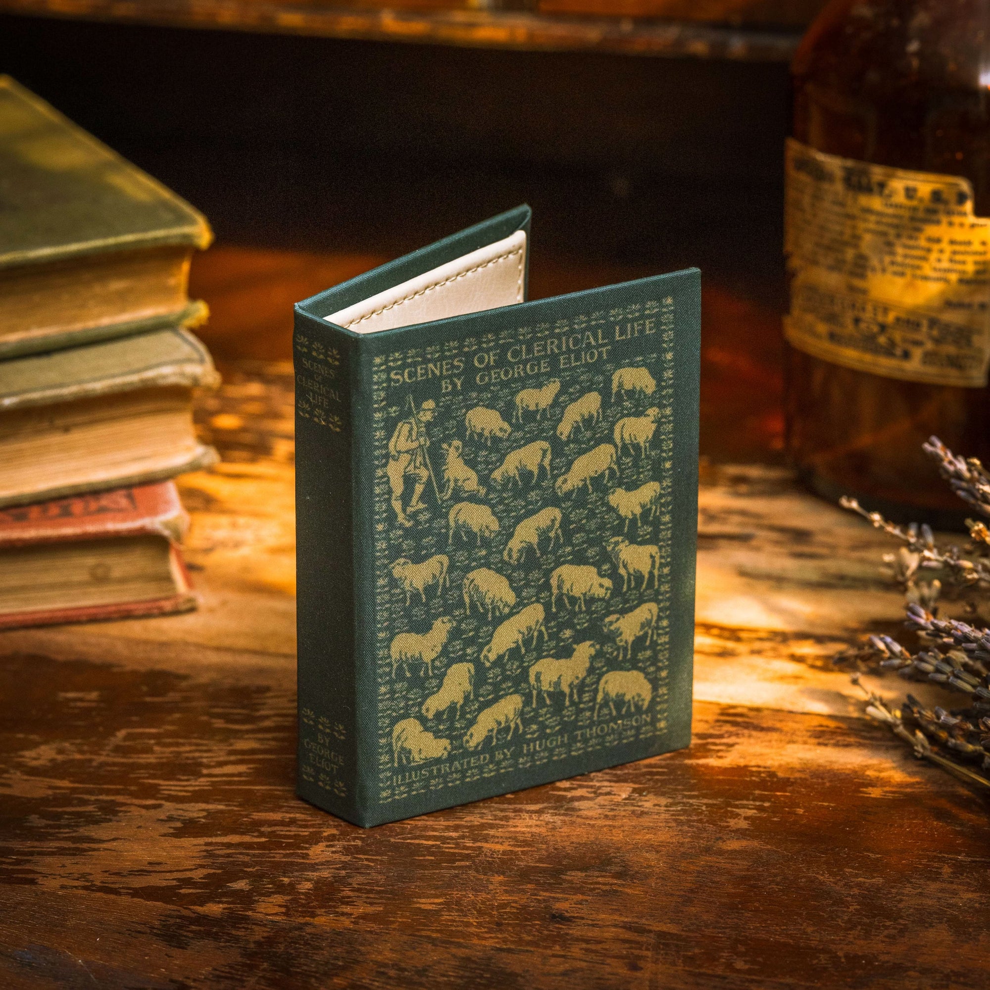 Scenes of Clerical Life George Eliot 1857 Book Wallet - Novelbookstore.co