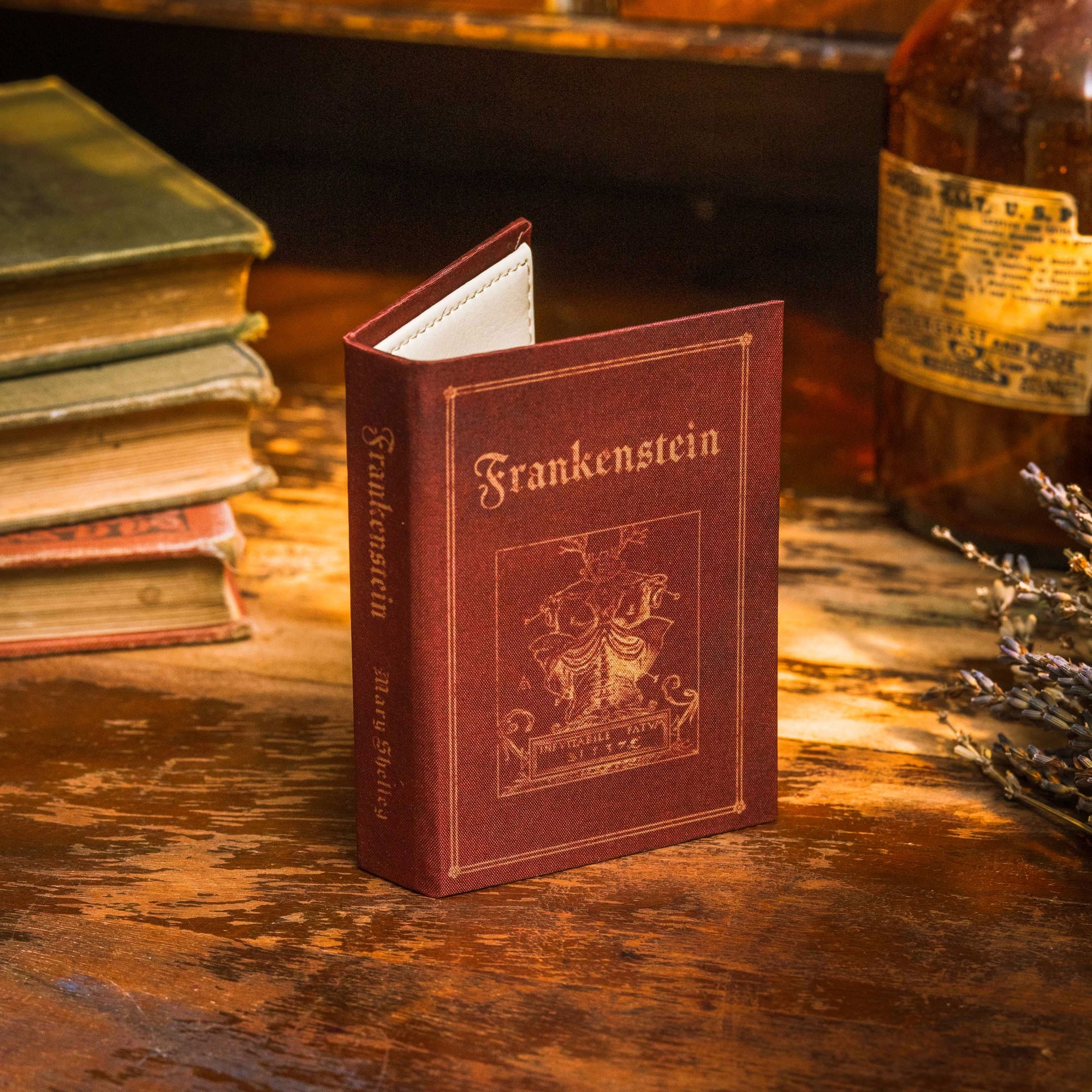 Frankenstein by Mary Shelley 1818 Book Wallet - Novelbookstore.co