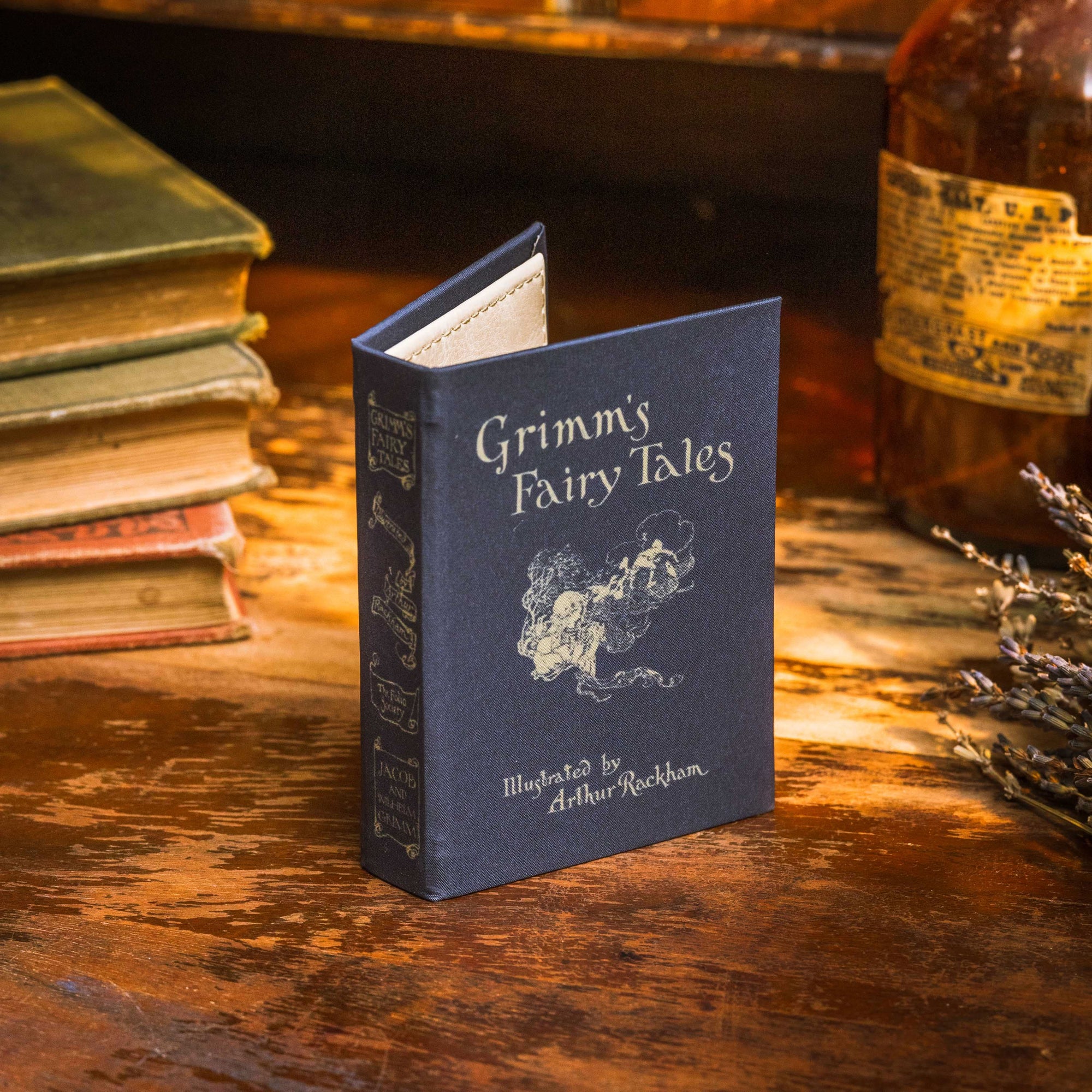 Grimm’s Fairy Tales by Jacob & Wilhelm Grimm 1812 Book Wallet - Novelbookstore.co
