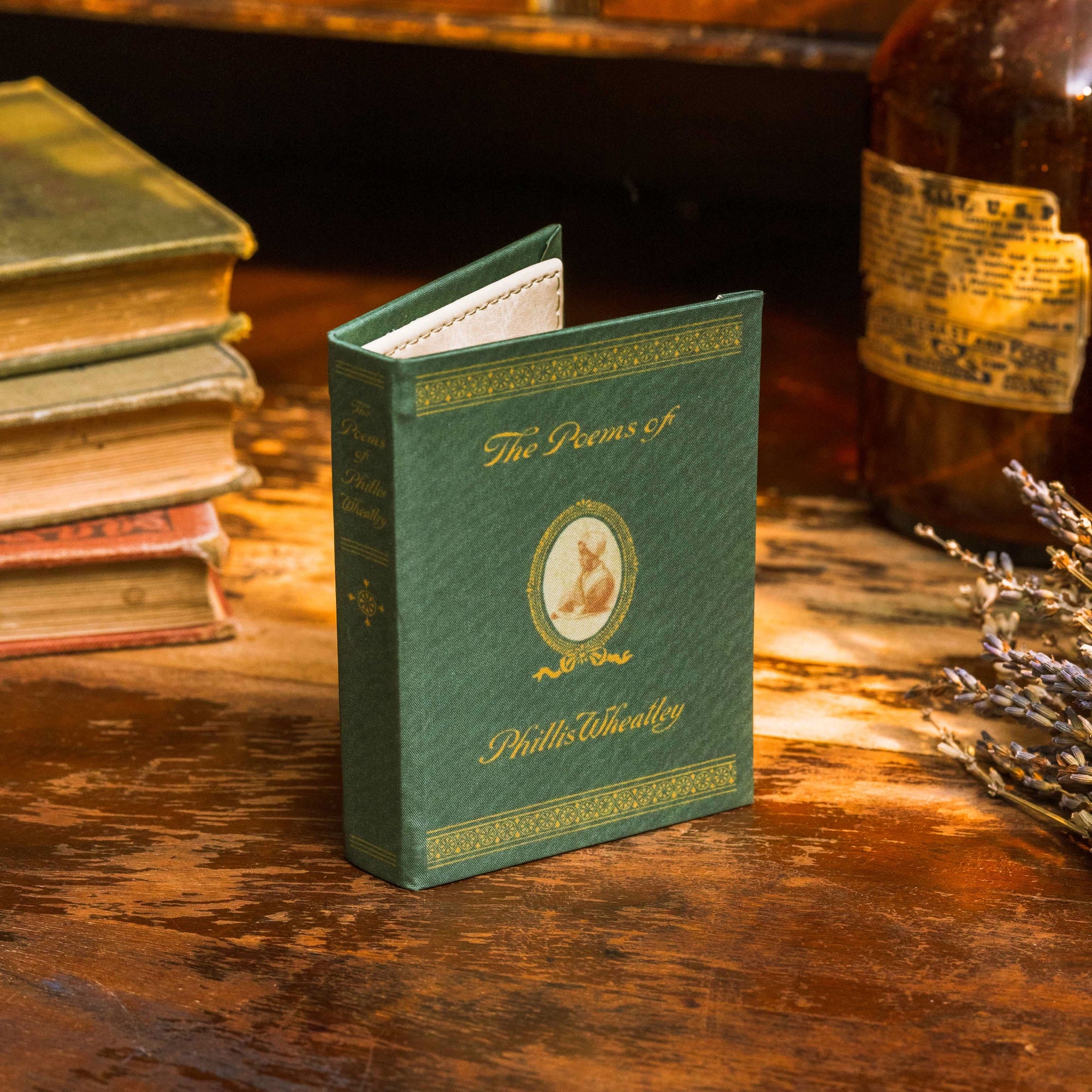 Phillis Wheatley, Poems on Various Subjects Religious and Moral (1773) Book Wallet - Novelbookstore.co