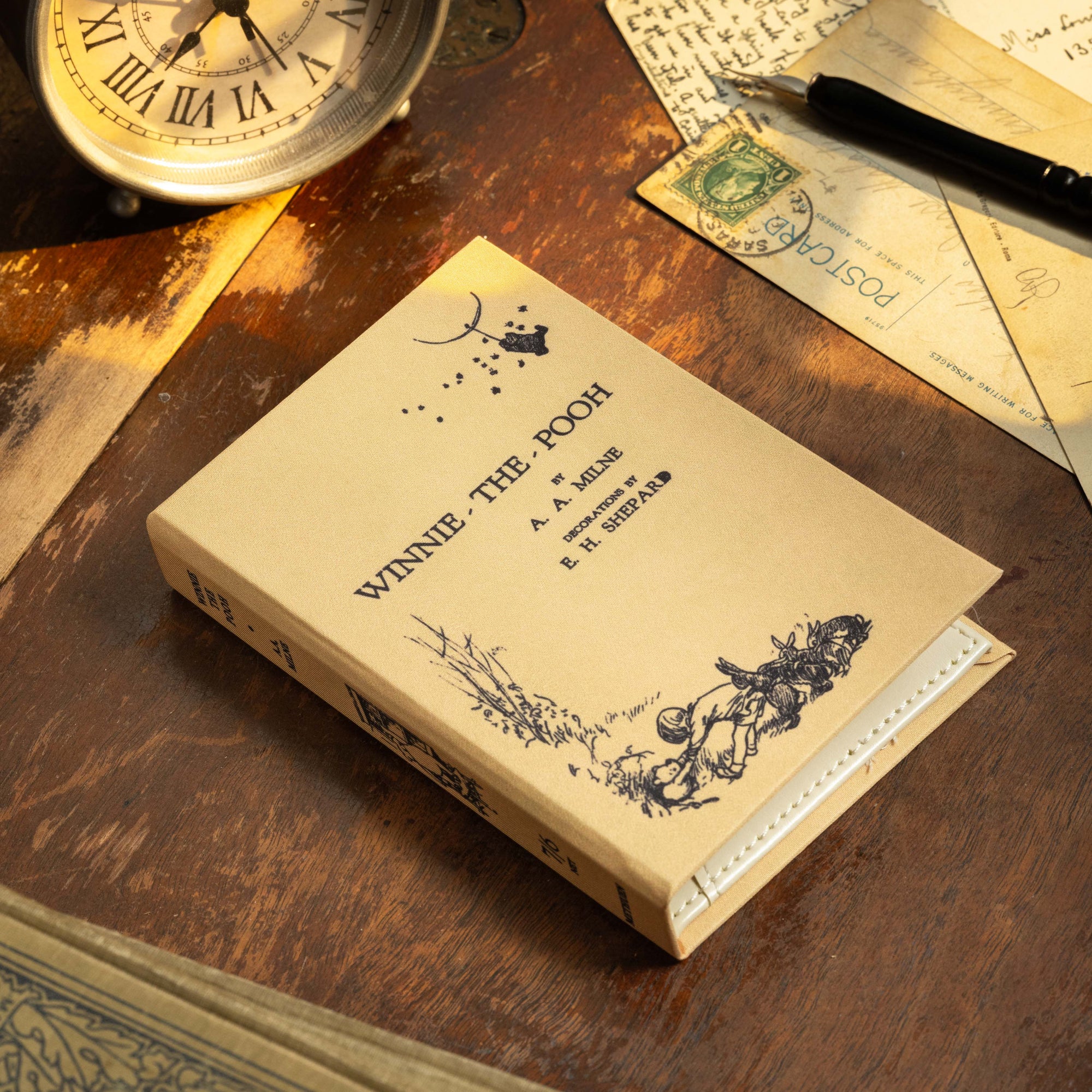 'Winnie-the-Pooh' by A. A. Milne & E. H. Shepard 1926 Passport/Notebook Wallet - Novelbookstore.co