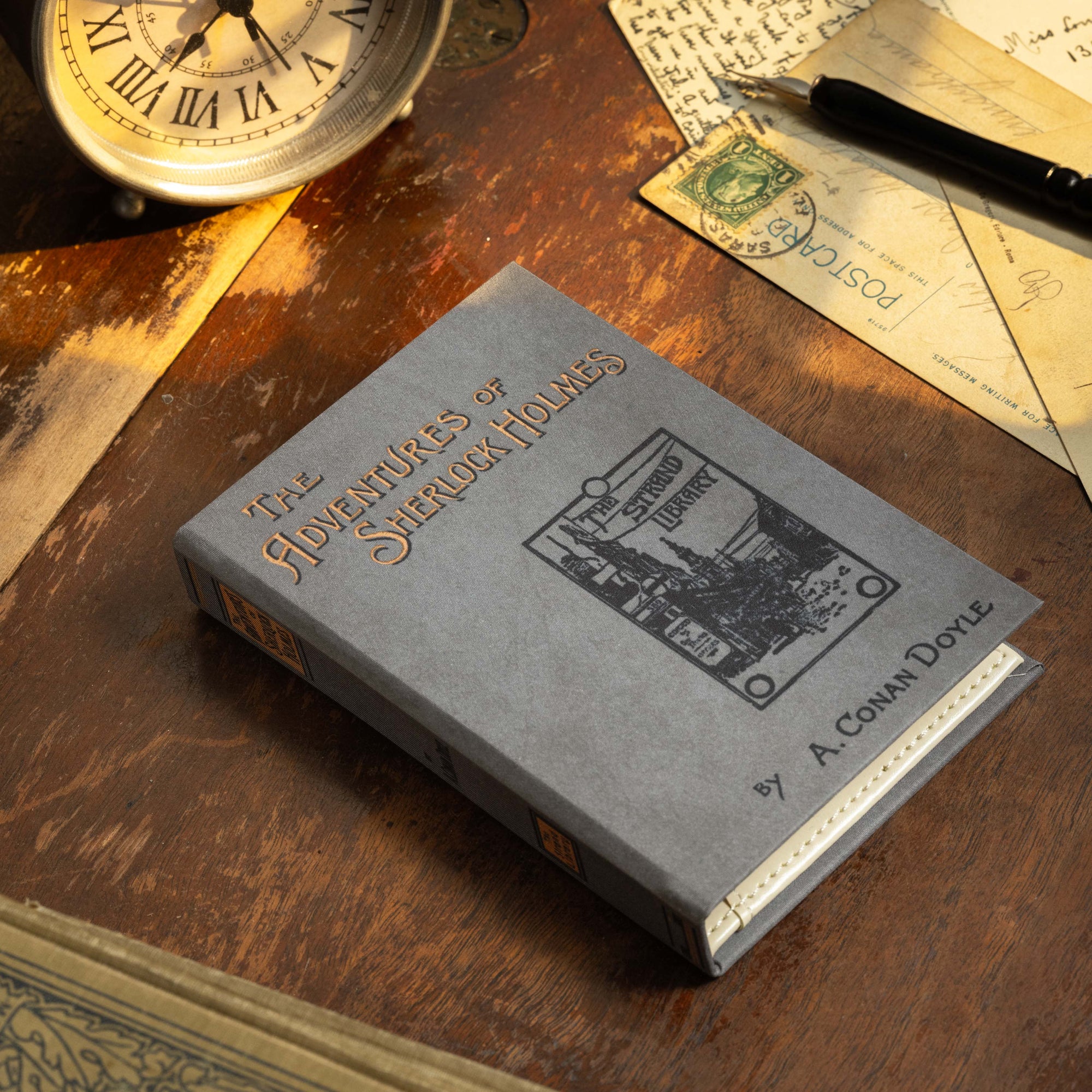 'The Adventures Sherlock Holmes' by Arthur Conan Doyle 1892 1937 Passport/Notebook Wallet - Novelbookstore.co