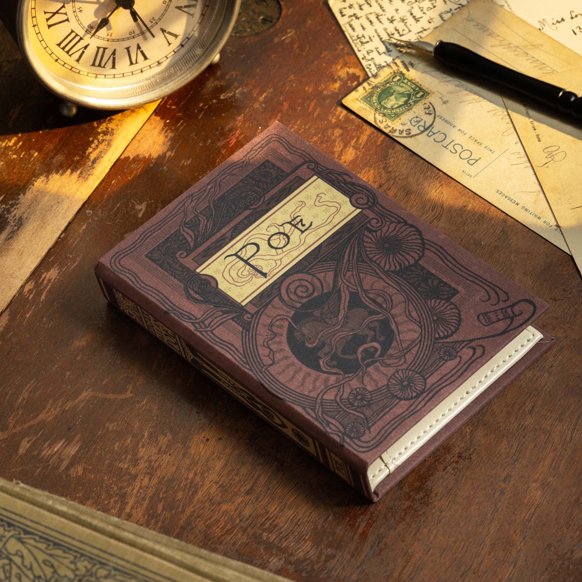 &#39;The Complete Poetical Works of Edgar Allan Poe&#39; 1884 edition Passport/Notebook Wallet