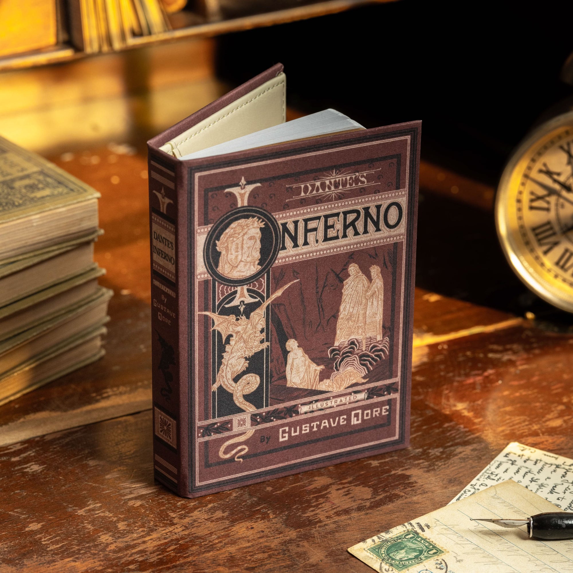 'Dante's Inferno by Dante' Alighieri 1320 Passport/Notebook Wallet - Novelbookstore.co