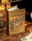 'Alice in Wonderland' Lewis Carroll 1865 Passport/Notebook Wallet - Novelbookstore.co