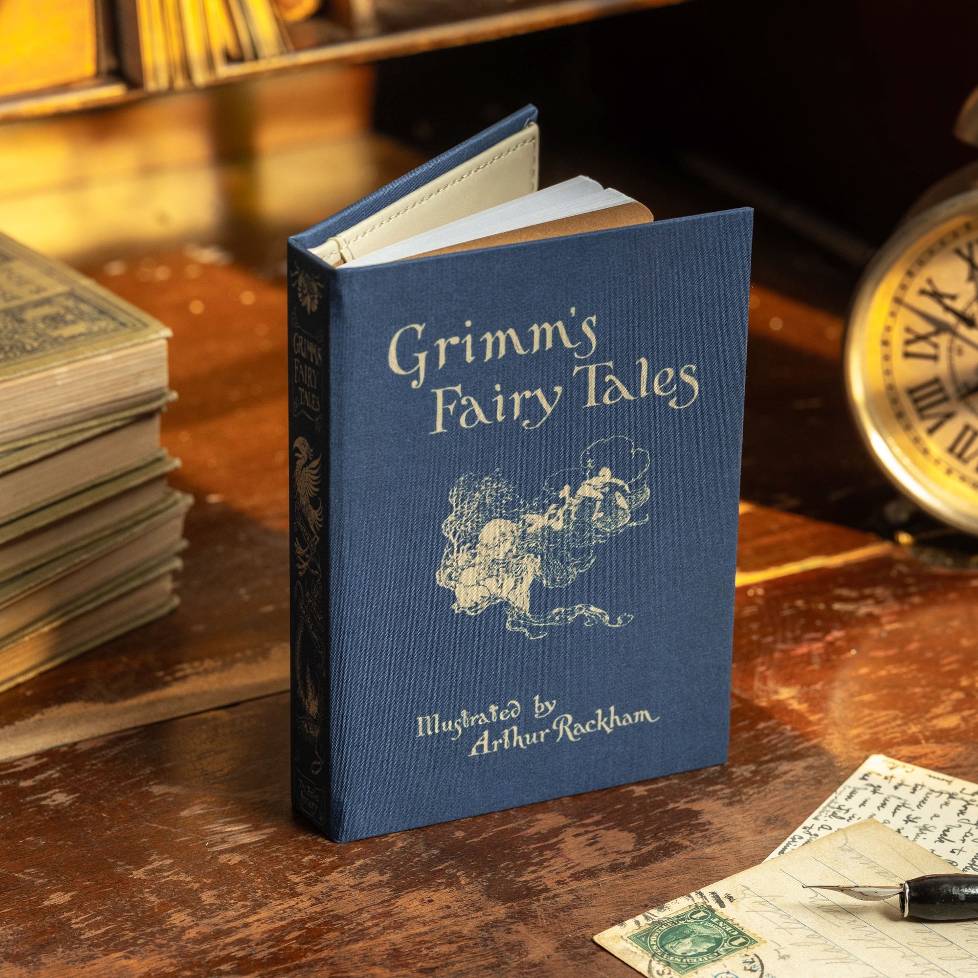 'Grimm’s Fairy Tales' by Jacob & Wilhelm Grimm 1812 Passport/Notebook Wallet - Novelbookstore.co