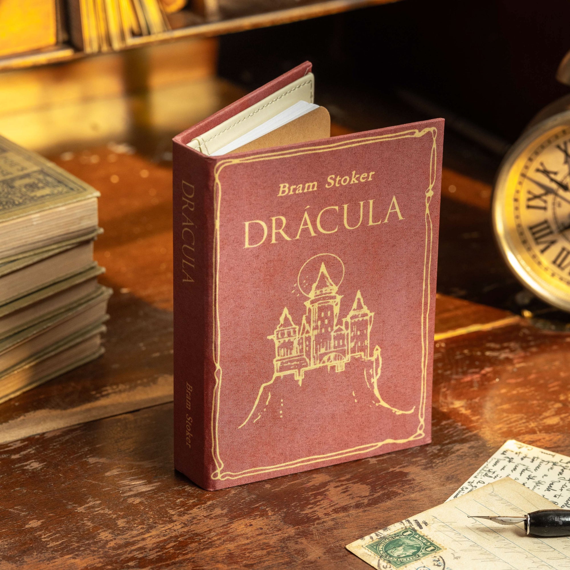 'Dracula' by Bram Stoker 1897 Passport/Notebook Wallet - Novelbookstore.co