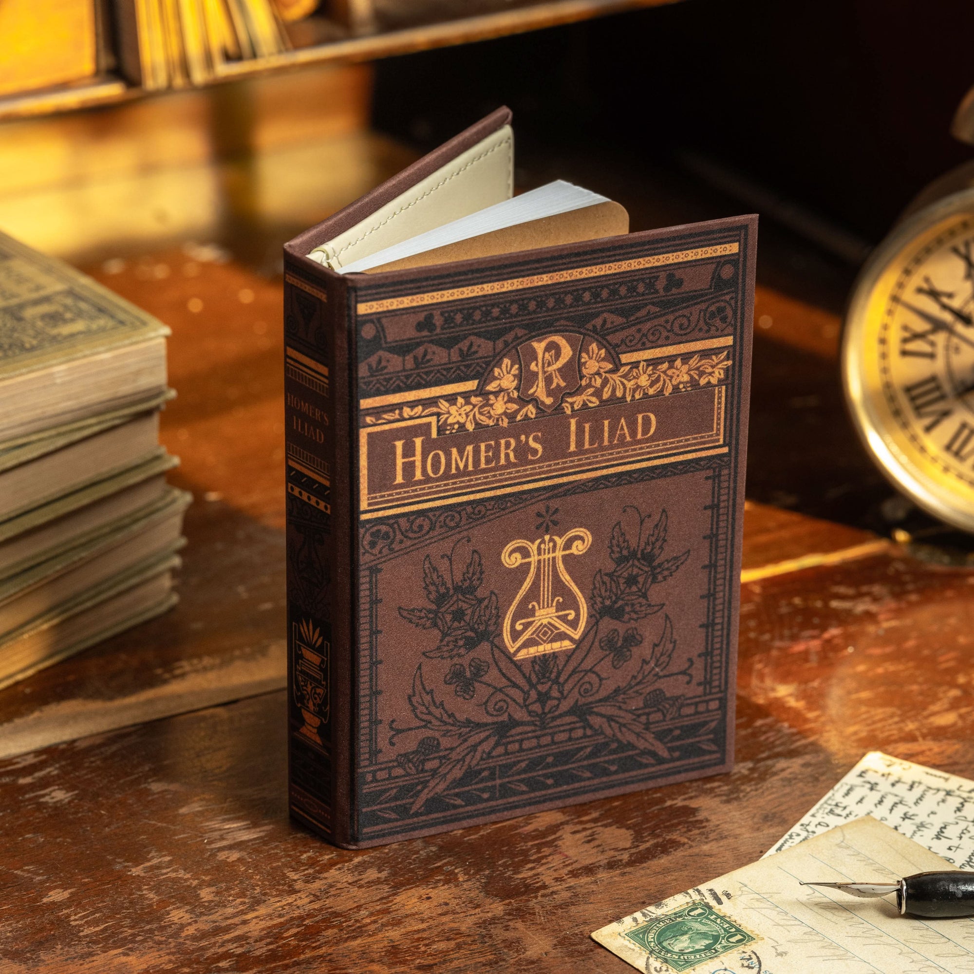 'Iliad' by Homer 8th Century BC Passport/Notebook Wallet - Novelbookstore.co