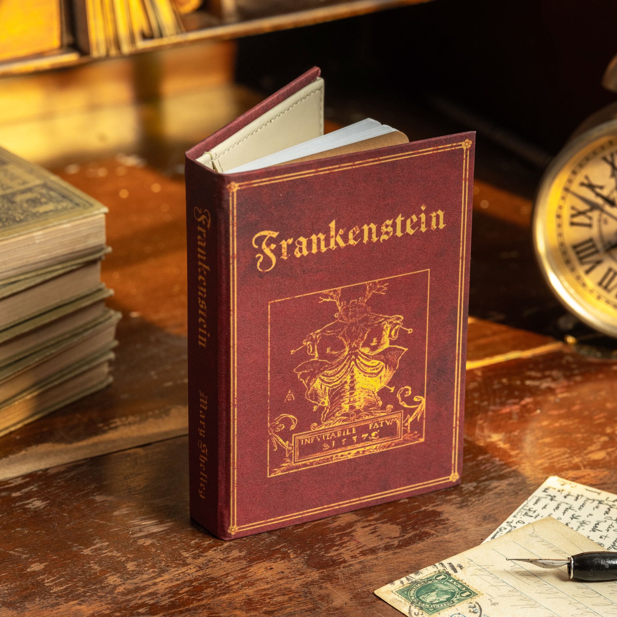 'Frankenstein' by Mary Shelley 1818 Passport/Notebook Wallet - Novelbookstore.co
