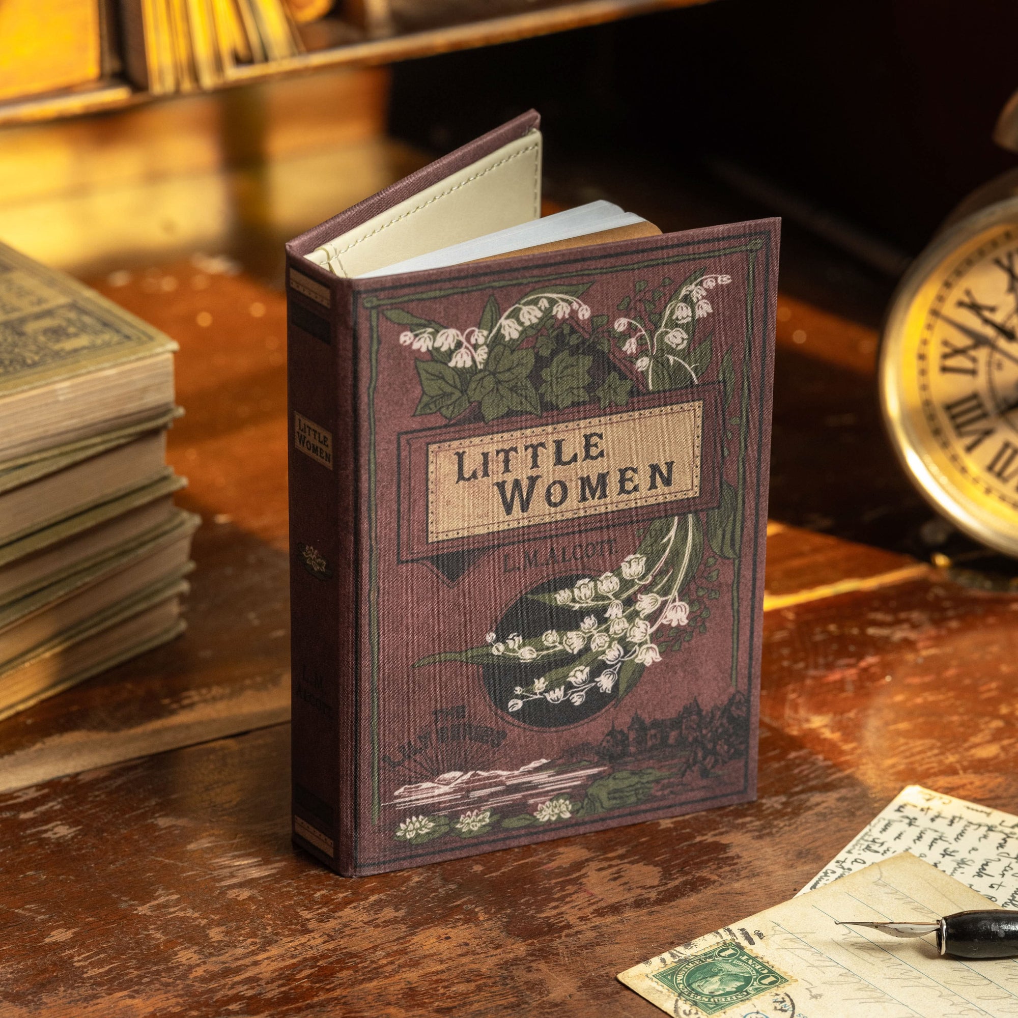 'Little Women' (Crimson Red) by Louisa May Alcott 1868 Passport/Notebook Wallet - Novelbookstore.co