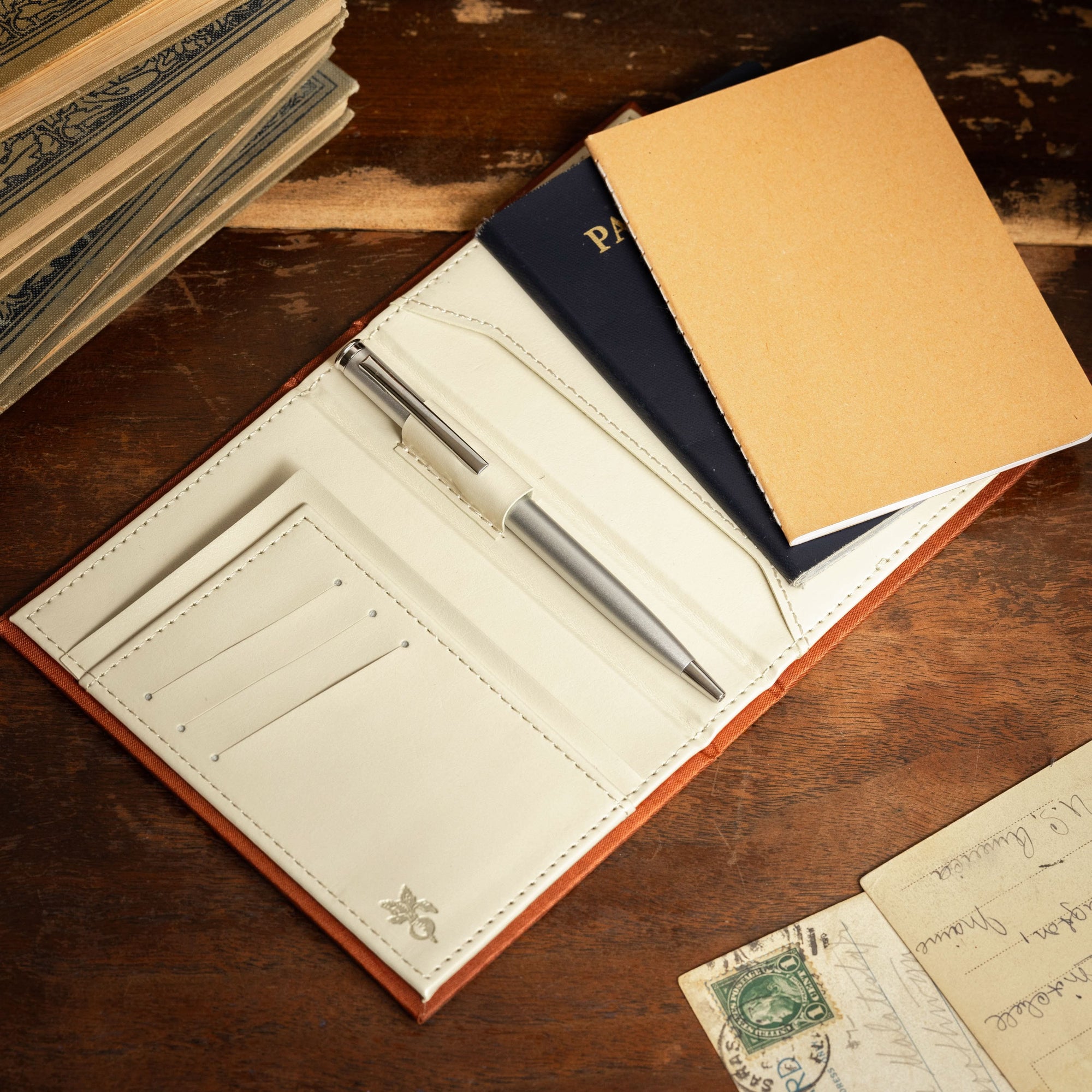 'The Origin of Species' by Charles Darwin 1859 Passport/Notebook Wallet - Novelbookstore.co