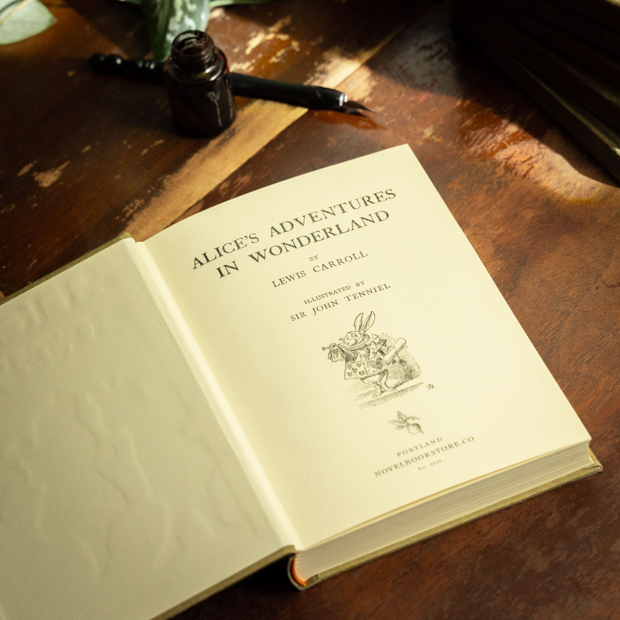 *Alice in Wonderland' Lewis Carroll 1865 Book Journal - Novelbookstore.co