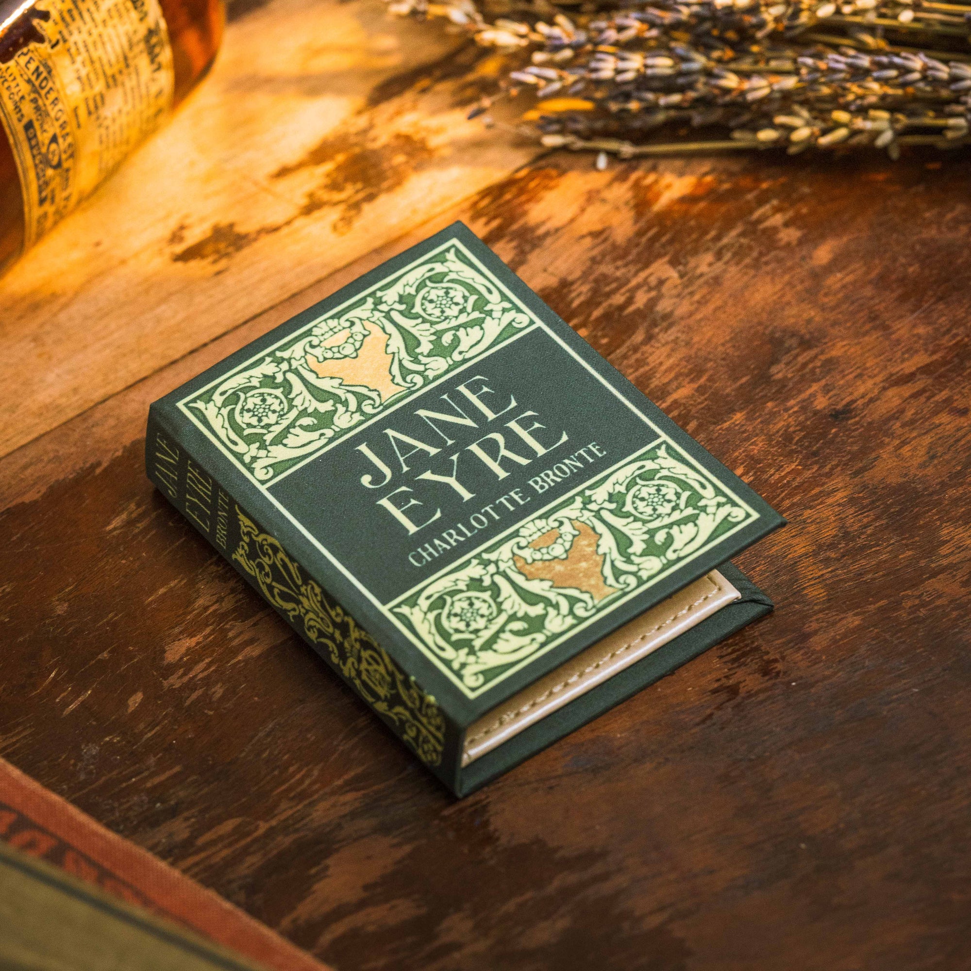 (Forest Green) Jane Eyre by Charlotte Brontë 1847 Book Wallet - Novelbookstore.co