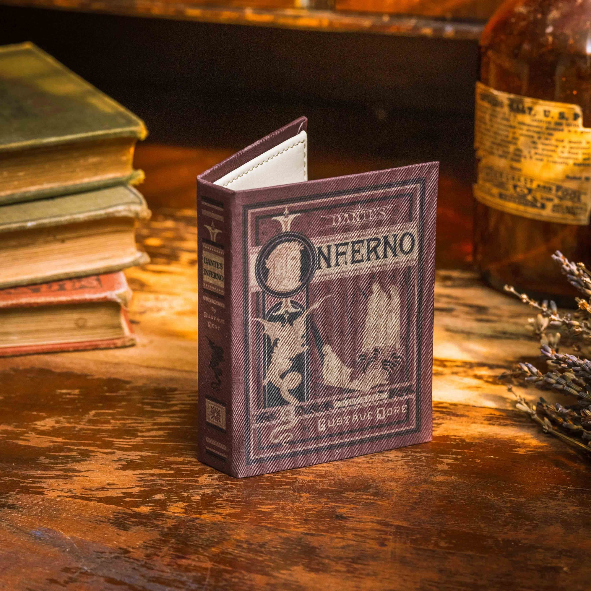 Dante's Inferno by Dante Alighieri 1320 Book Wallet - Novelbookstore.co