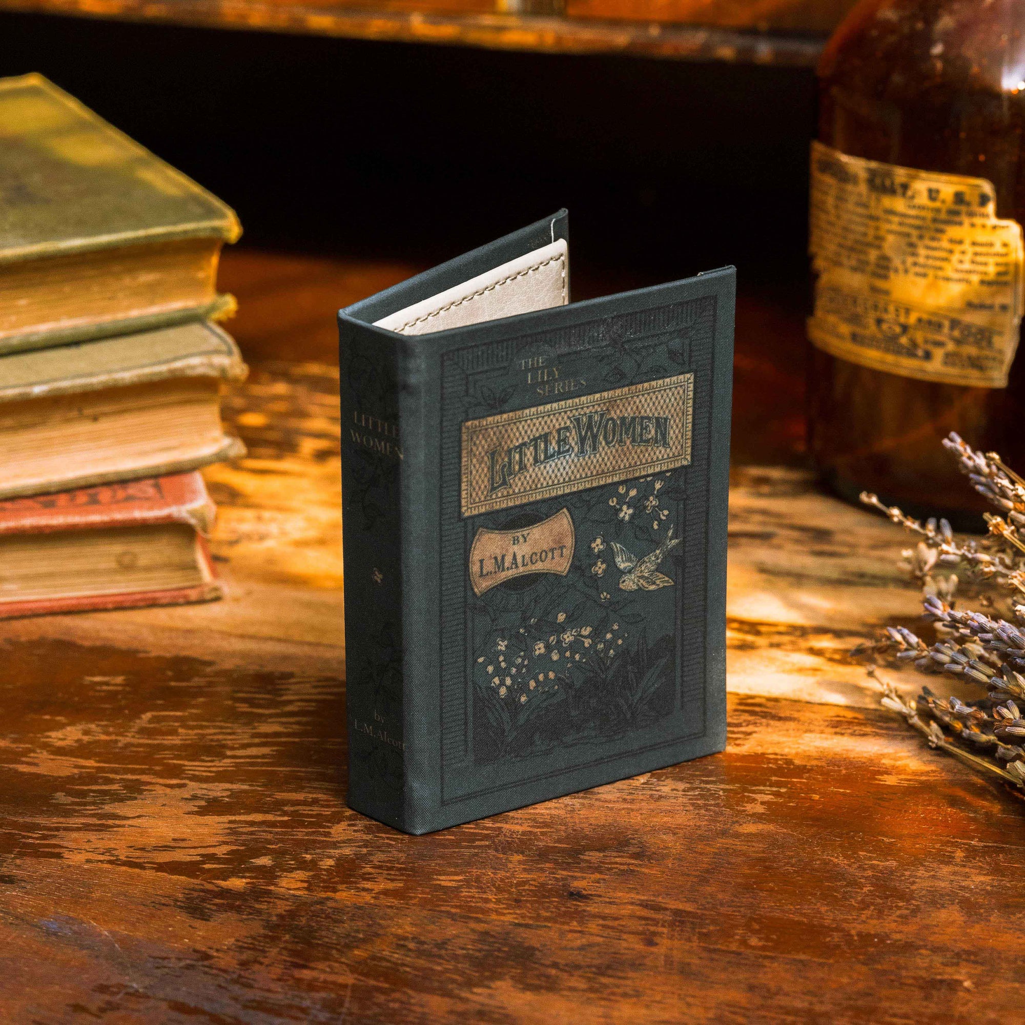Little Women (Navy) by Louisa May Alcott 1868  Book Wallet - Novelbookstore.co