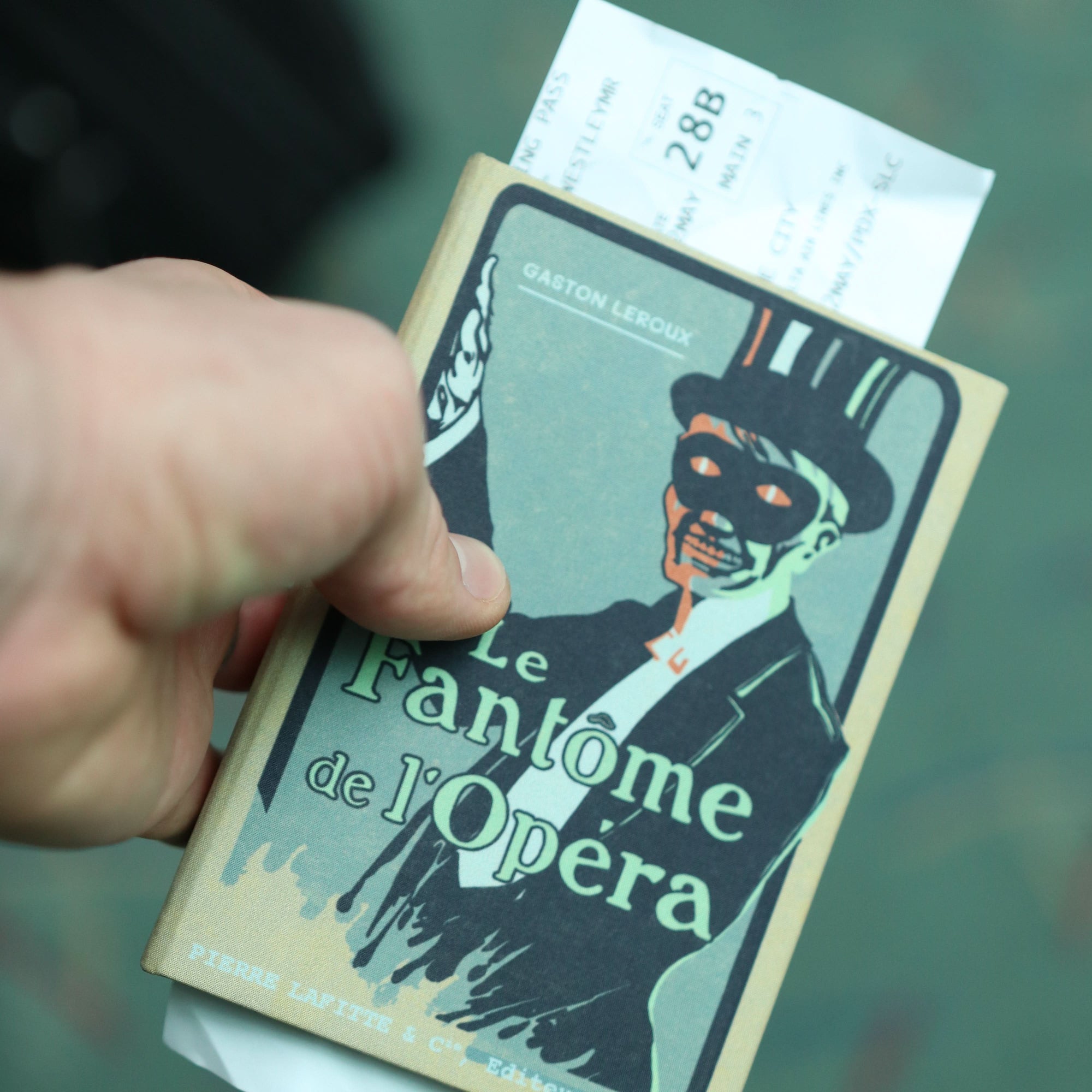'Le Fantôme de l'Opéra' by Gaston Leroux 1910 (Phantom) Passport/Notebook Wallet - Novelbookstore.co