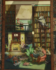 Critters Reading in Library Poster - Novelbookstore.co