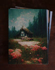 The Cottage/Library Collection - Notecard / Stationery / Art - 10 Count.