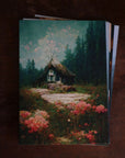 The Cottage/Library Collection - Notecard / Stationery / Art - 10 Count. - Novelbookstore.co