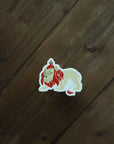 Sticker - Cowardly Lion - Novelbookstore.co