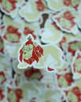 Sticker - Cowardly Lion - Novelbookstore.co