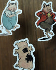 Sticker - The Straw Pig - Novelbookstore.co