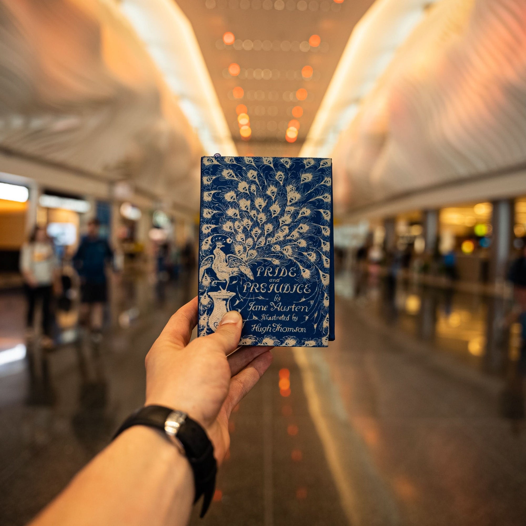 'Pride & Prejudice' (Peacock Edition) by Jane Austen 1813 Passport/Notebook Wallet - Novelbookstore.co