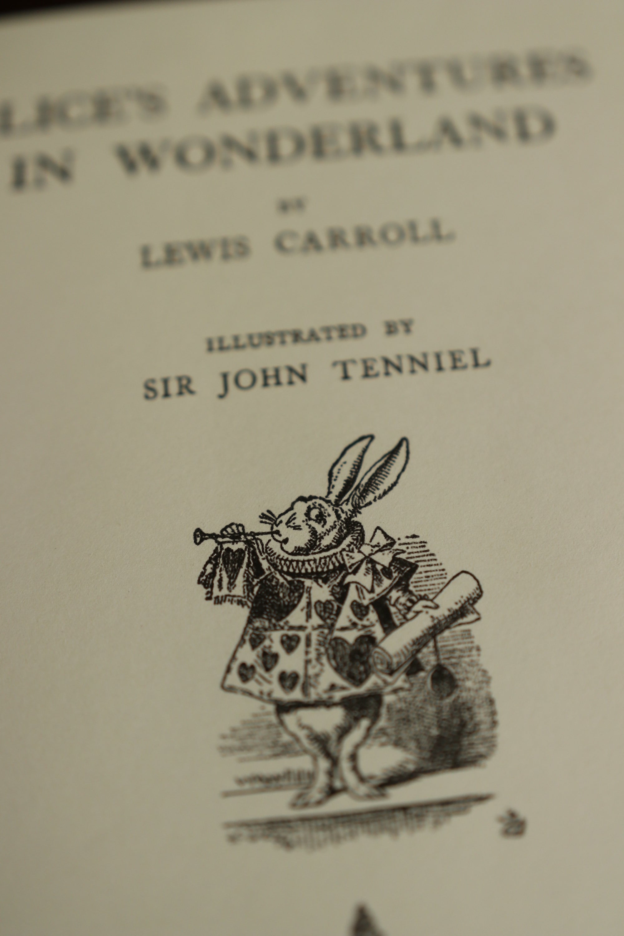 *Alice in Wonderland&#39; Lewis Carroll 1865 Book Journal