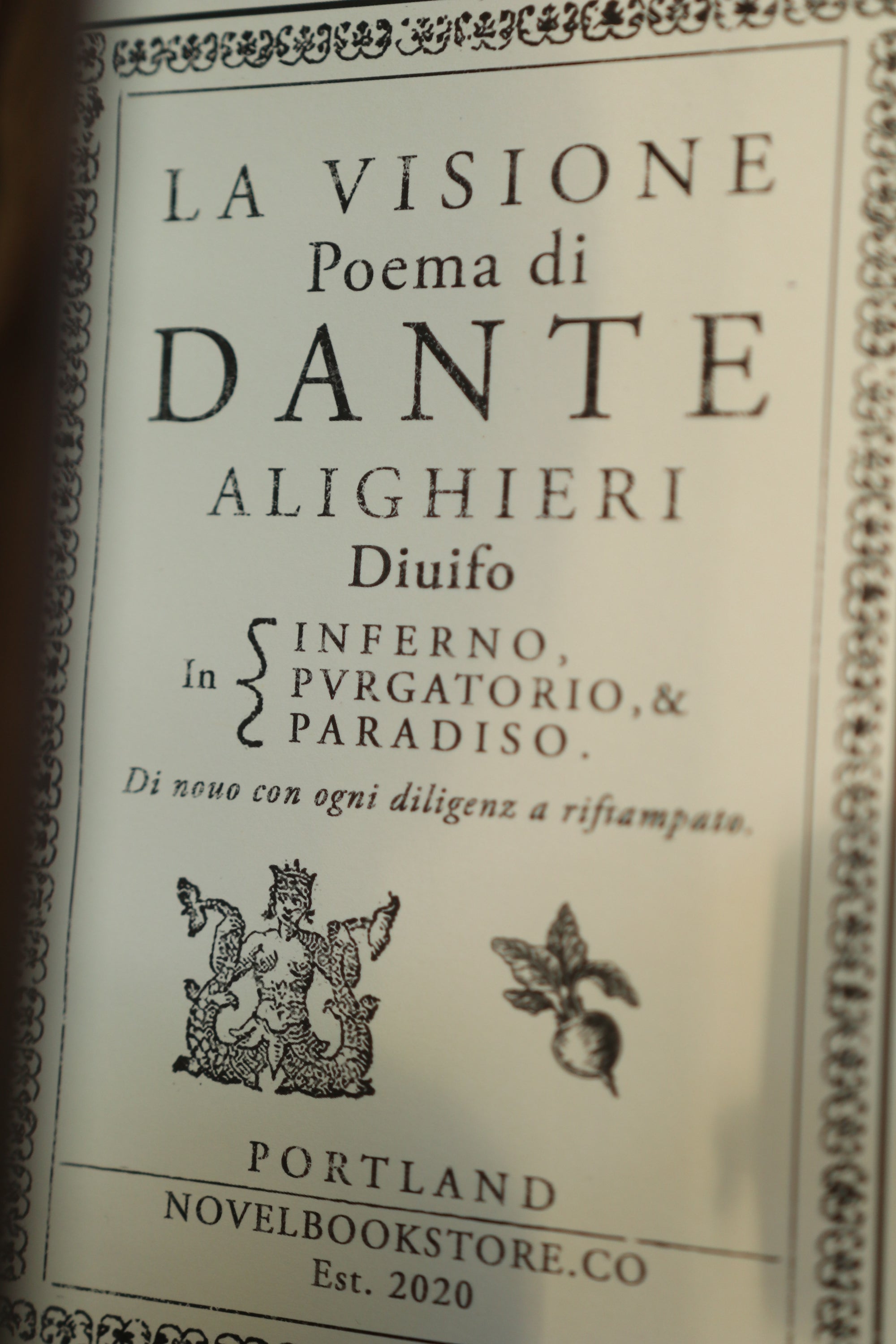 *Dante&#39;s Inferno by Dante Alighieri 1320 Book Journal