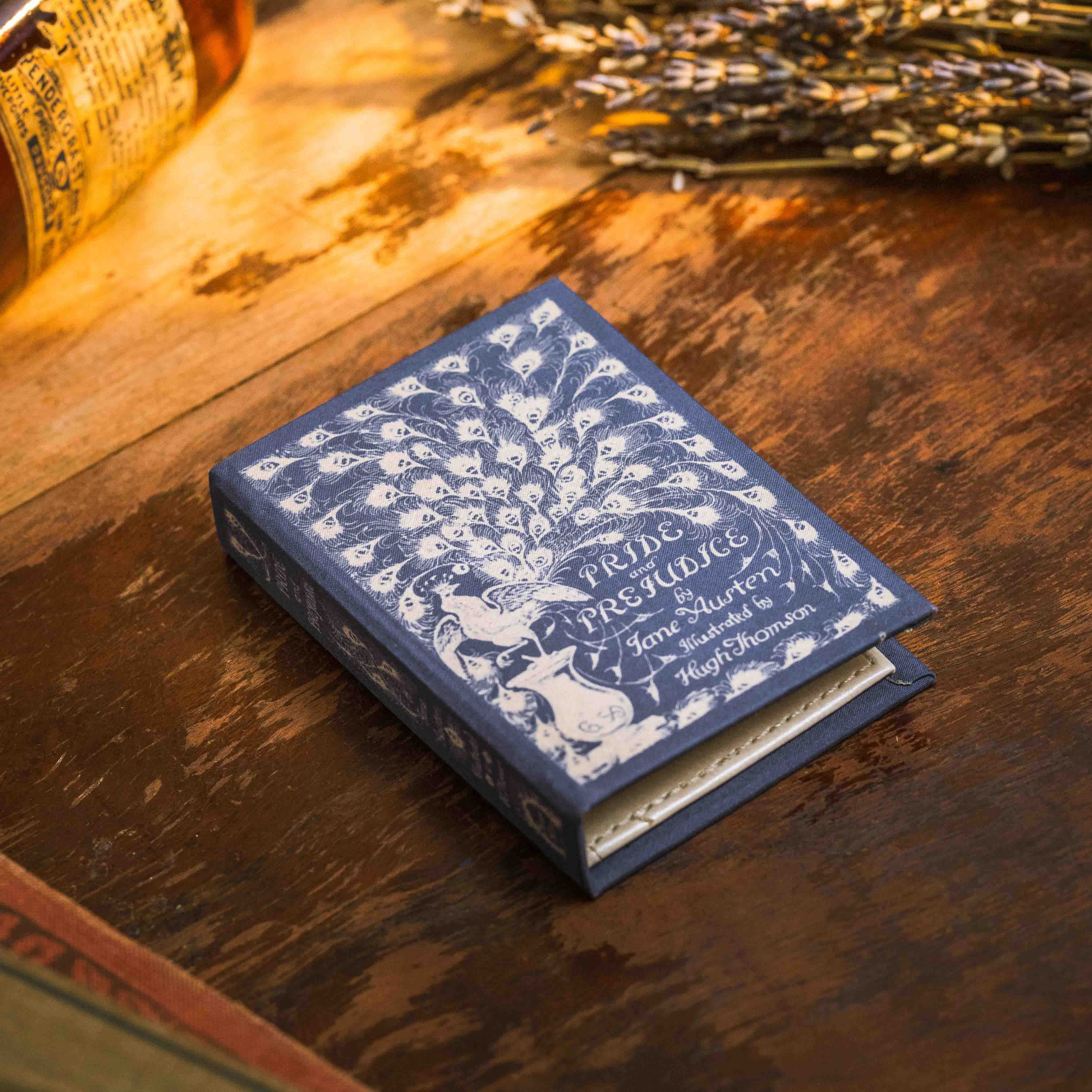 Peacock Edition) Pride & Prejudice by Jane Austen 1813 Book Wallet