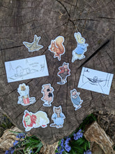 Load image into Gallery viewer, Sticker - Reading on Blanket
