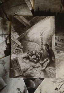 The War of the Worlds Collection - Notecard / Stationery / Art - 10 Count.