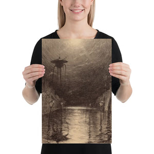 Martian Reflection - The War of the Worlds Original Illustration