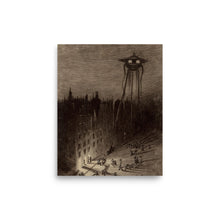 Load image into Gallery viewer, Martian Amidst City - The War of the Worlds Original Illustration
