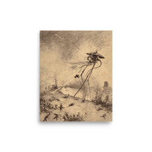 Load image into Gallery viewer, Martian Gets Shelled - The War of the Worlds Original Illustration
