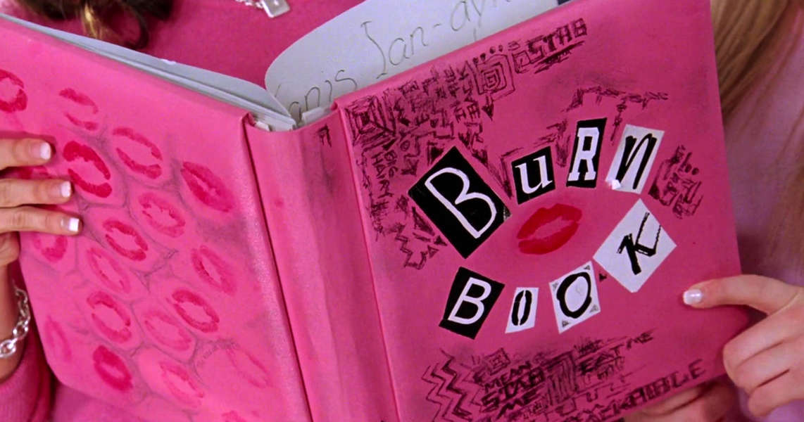 Burn Book', Mean Girls 2004 Passport/Notebook Wallet –